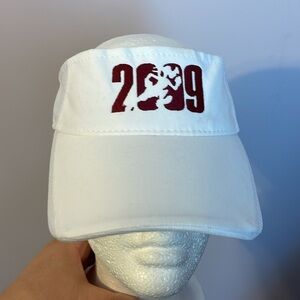 Imperial Disney 2009 White Goofy’s Race and a Half White Embroidered Visor OS